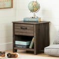 thumbnail image 1 of South Shore Ulysses 1-Drawer Nightstand - End Table with Storage for Child, in Fall Oak, 1 of 10