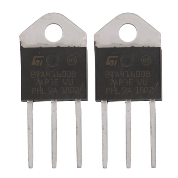 2X BTA41-600B 600V 40A Silicon Controller Rectifier Standard Triac