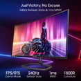 thumbnail image 5 of Sceptre C325B-FWD240 32" Curved Gaming Monitor, Black, 5 of 9