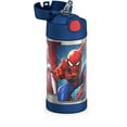 thumbnail image 3 of Bouteille isolée à pression de 12 Oz avec paille Funtainer de Thermos, Spiderman, 3 of 6
