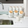 thumbnail image 2 of COSMOBETTY Soap Dispenser Tray Anti Slip 3Pcs 7.9x3.9in, 2 of 7