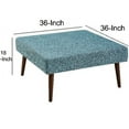 thumbnail image 5 of Linon Charlotte Upholstered Coffee Table Ottoman, 5 of 5