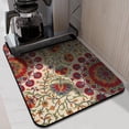 thumbnail image 2 of Washable Rubber Contemporary Red Multicolor Dish Drying Mats for Kitchen Counter Home Large Coffee Bar Pad Accessories and Decor for Utensils Stemware 18''''x24'''', 2 of 5