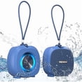 thumbnail image 1 of wonima11 Speaker, Small Portable Bluetooth Wireless IPX5 Waterproof Shower Speaker,Loud Stereo Sound Deep Bass,Dual Pairing, RGB Lights,Long Playtime for Outdoor Party, Great Gift,1PC (Blue), 1 of 1