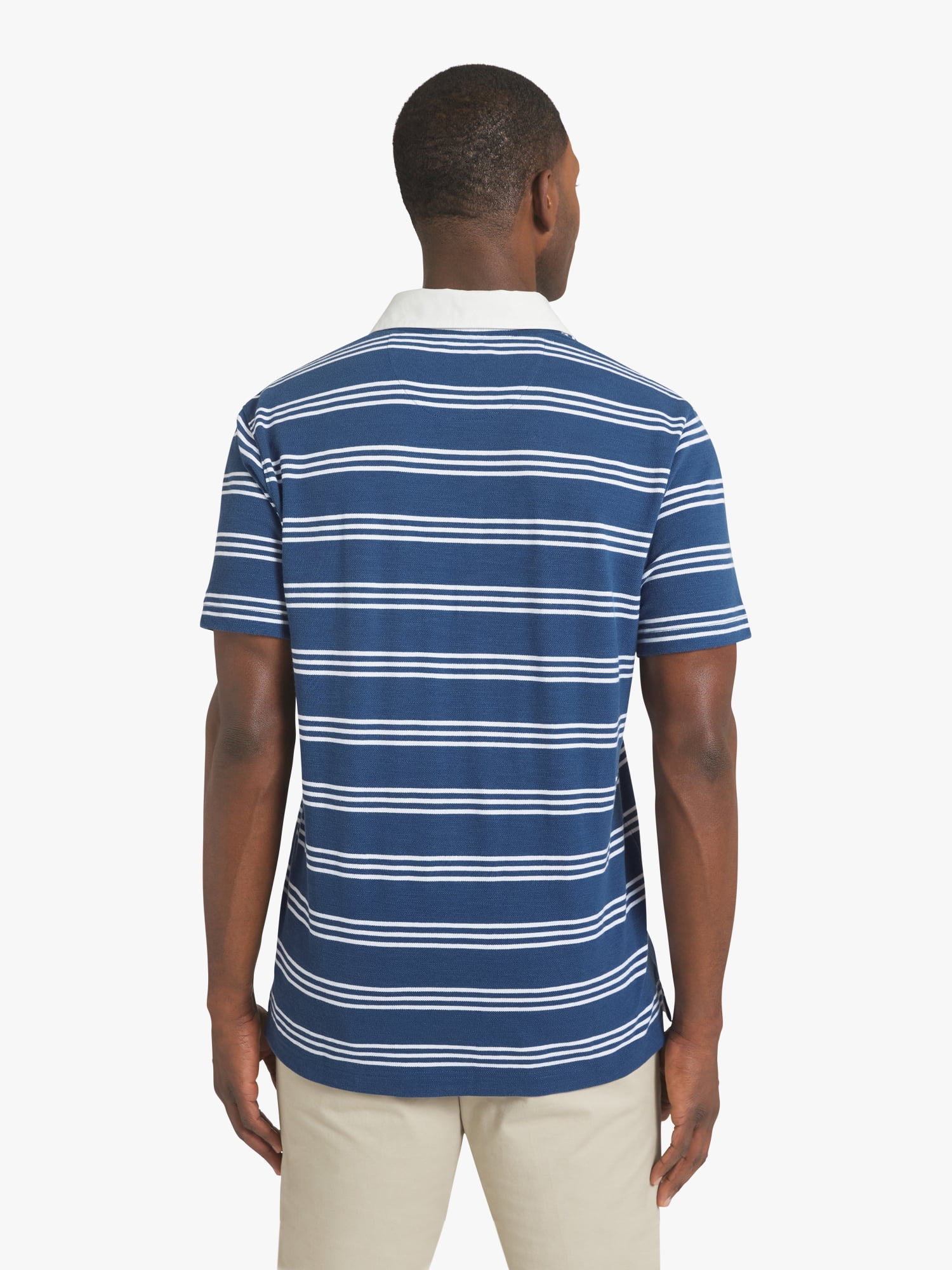 Chaps Men's Striped Pique Polo, Sizes S - 2XL