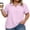 D-Purple, variant on Oryer Womens Plus Size Tops V Neck Trendy Tunic Polo Casual Shirts Short Sleeve Womens Blouses Summer