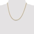 thumbnail image 3 of Real 14kt Yellow Gold 2.3mm Flat Beveled Curb Chain; 20 inch; Lobster Clasp; for Adults and Teens; for Women and Men, 3 of 6