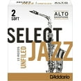 thumbnail image 2 of Rico Select Jazz Alto Saxophone Reeds, Unfiled, Strength 4 Strength Medium, 10-pack, 2 of 3