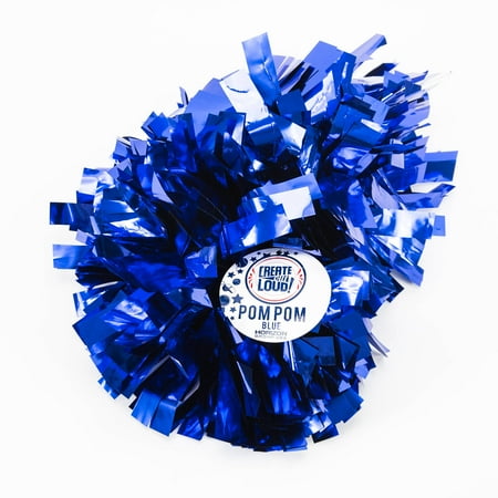 Create Out Loud Metallic Blue Pom Pom, 1 ct.