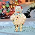 thumbnail image 6 of ProductWorks 48 Inch Bumble Pre-Lit Christmas Yard Ornament Holiday Decor, 6 of 12