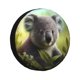 thumbnail image 1 of Balery Daisy Koala Cubiertas para Neumáticos - Protector Resistente para Neumáticos de Camioneta, SUV, Remolque, Camper y RV-17 inch, 1 of 6