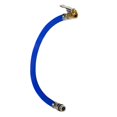 thumbnail image 4 of Modengzhe 2 Pcs Tire Inflator Rubber Hose with Copper Locking Air Chuck and Standard Tire Valve Fine Thread for Car Truck Blue, 4 of 4