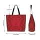 thumbnail image 5 of Disketp Vintage Burgundy Bolsa Tote Estampada para Mujer, Bolso de Hombro y de Mano para Compras y Viajes, 5 of 8