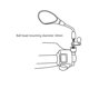 thumbnail image 5 of Accesorios del soporte del soporte del espejo de la abrazadera del Clip de la barra de la manija de la bicicleta, 5 of 5