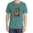 thumbnail image 2 of Wild Bobby,Rescues are My Favorite Breed | Cute Neon Dean Russo Pitbull Dog Dog Lover Garment-Dyed Washed Look Short Sleeve Tees, Emerald, Large, 2 of 3