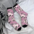 thumbnail image 5 of Bingfone Compression Socks for Women and Men Long Socks for Running Athletic Cycling Nurse- Rose Flowers, 5 of 6