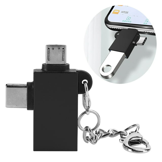 Adaptador USB OTG de transmisión rápida adaptador USB a tipo C Plug and Play duradero de 2 piezas para teléfono móvil ANGGREK Otros