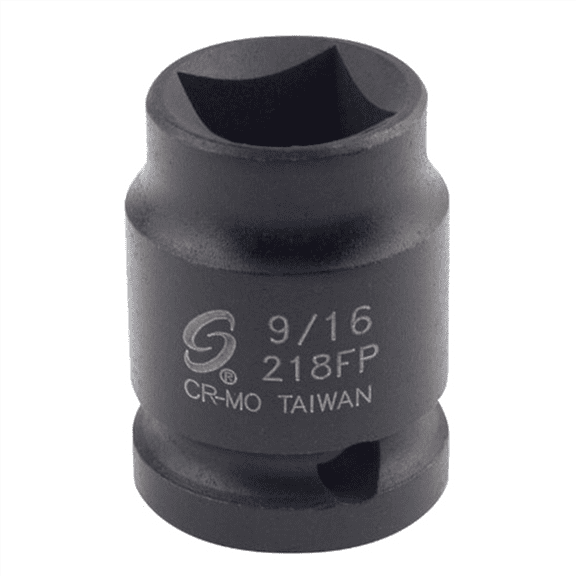 SUNEX SOC 9/16 1/2D IMP PIPE PLG BLK