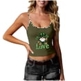 thumbnail image 1 of Camisetas de Verano para Mujeres sin Mangas Impresas con Cuello en U de Poliéster de Longitud Regular de Moda Casual, 1 of 6