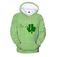 thumbnail image 5 of Sudadera con capucha de trébol de cuatro hojas con estampado 3D para hombre, sudadera con capucha de gran tamaño con gráficos de trébol de la suerte, sudadera con capucha para mujer, abrigo de manga l, 5 of 5