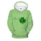 thumbnail image 5 of Sudadera con capucha de trébol de cuatro hojas con estampado 3D para hombre, sudadera con capucha de gran tamaño con gráficos de trébol de la suerte, sudadera con capucha para mujer, abrigo de manga l, 5 of 5