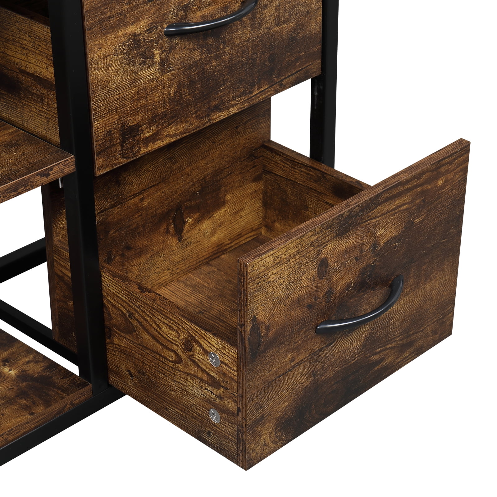 Private Jungle Fire Cloud MDF With Triamine Three Drawers Three-Layer Frame Steel-Wood Structure Bathroom Cabinet,Retro Color Private Jungle Fire Cloud MDF With Triamine Three Drawers Three-Layer Frame Steel-Wood Structure Bathroom Cabinet,Retro Color