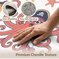 thumbnail image 6 of ODIKA 2'x3' Washable Throw Rug Octopus Koi Cheerful Hat Ocean Eight Starfish Cartoon Pirate for Hallway, Study Room, Non-Slip Low Profile, Flatwoven, 6 of 7