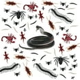 thumbnail image 1 of Shisuyan Toyvian 169PCS Halloween Realistic Insects Educational Simulated Animals Model Toy Assorted Fake Imitation Worm Insect for Halloween Prank Props, 1 of 8
