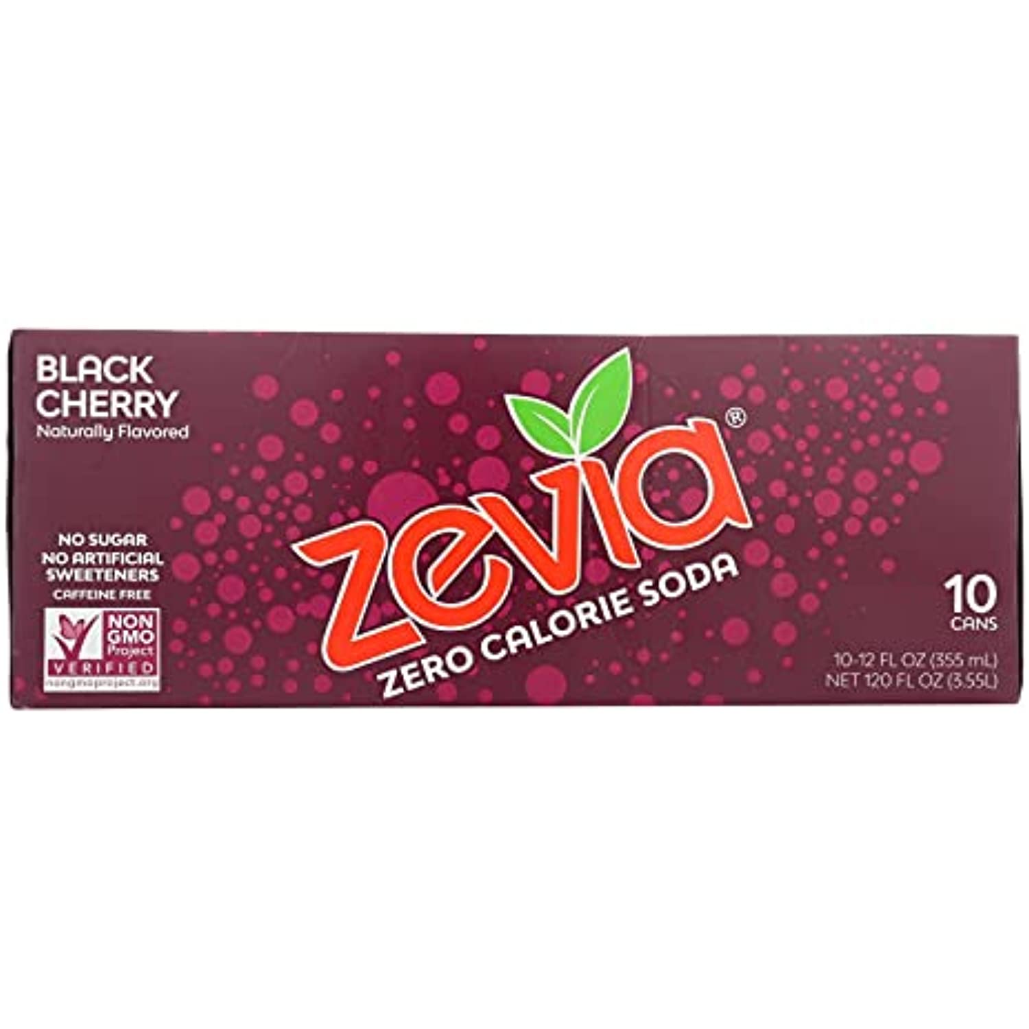 Zevia, Soda Black Cherry, 12 Fl Oz, 10 Pack