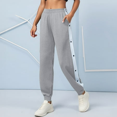 SNKSDGM Women s Plus Cotton Panties for Women Seamless Womens Dress Pants Plus Size Wide Leg WomenS Casual Sports Button up Jogger Pants Loose Fit All Button Design for Comfort