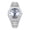 Silver shell, blue needle, blue markings, variant on New men's watch, casual and high-end, waterproof, creative digital design, business quartz watch, trendy men's wristwatch