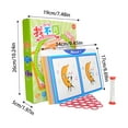 thumbnail image 2 of Focus Training And Intellectual Games For Children Find Different Cards To Let's Find Faults Kindergarten Teaching, 2 of 8