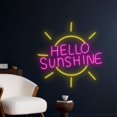 thumbnail image 4 of Handmadetneonsign Hello Sunshine Neon Sign, Hello Sunshine LED Neon Art Decor, Home Bedroom Wall Decor, 4 of 4