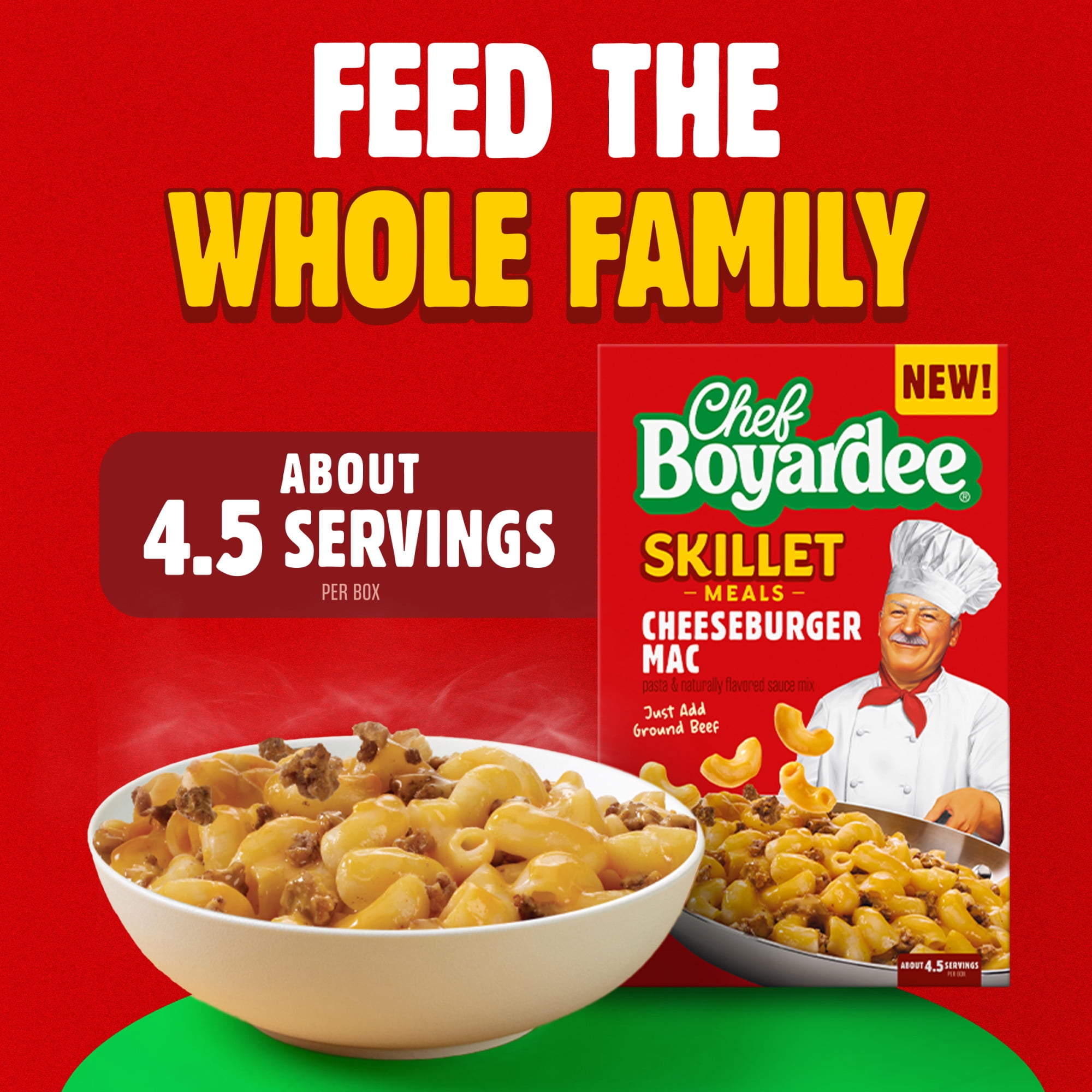 Chef Boyardee Cheeseburger Mac Skillet Meal, 5.8 oz