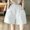 White, variant on IUYRTFE Women's High Waist Loose Fit Summer Shorts with Pockets Elastic Waist Casual Straight Leg Bottoms