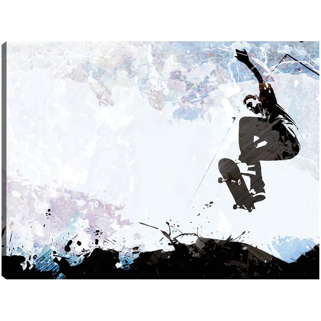 Cuadro Decorativo - Cool Skateboard Splash