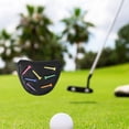 thumbnail image 1 of Funda para palo de golf perfecl con forma de mazo y putter Semicírculo negro, 1 of 8
