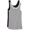 thumbnail image 1 of Pack de 2 camisetas sin mangas ajustadas para mujerwhite/black stripe/blackSmall esquí esquí Gafas de esquí, 1 of 1