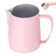 thumbnail image 5 of Jarra para espumar leche, acero inoxidable 304, para café con leche espesa, 600 ml, color rosa, 5 of 14