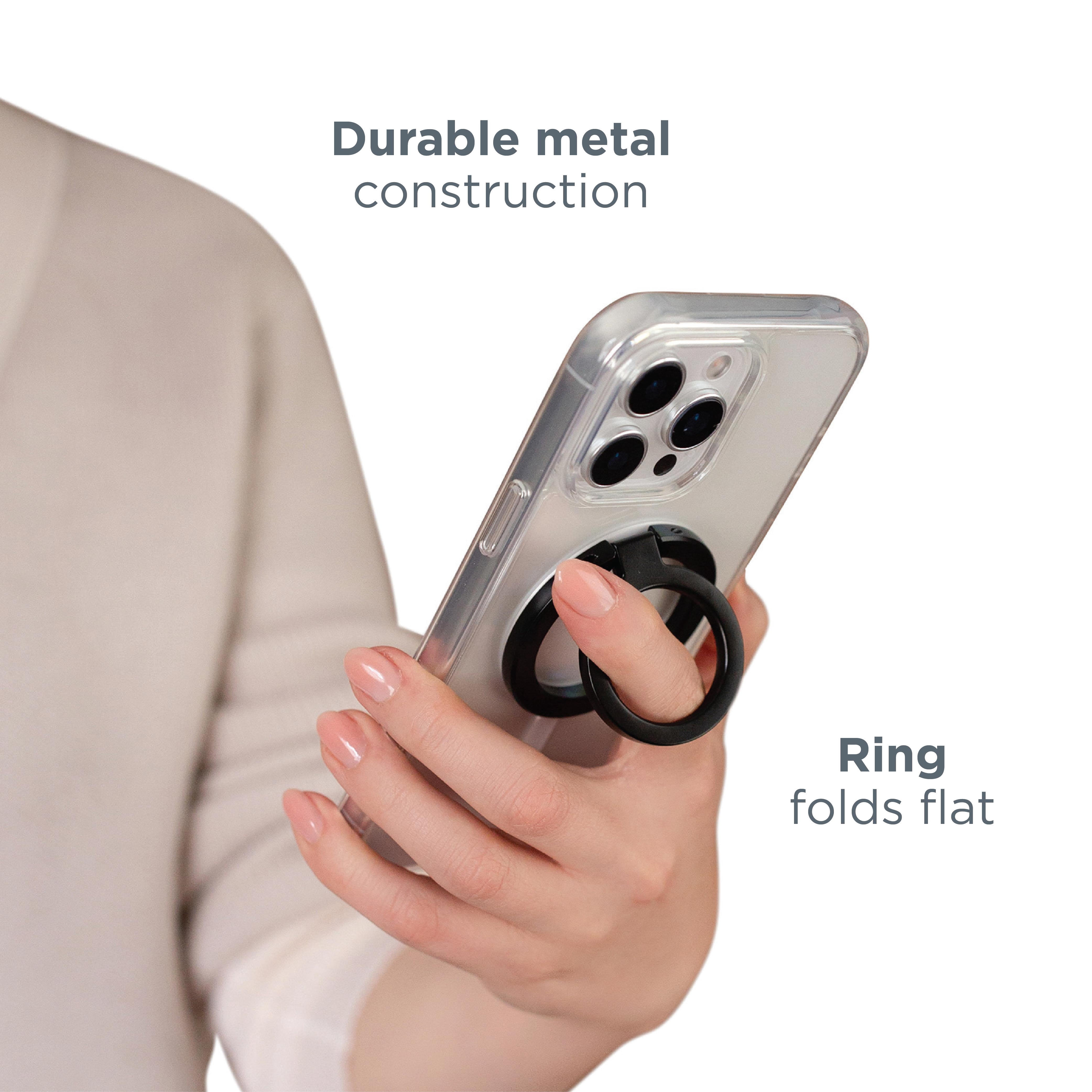 Karma by Body Glove Magnetic Ring Phone Grip and Stand - Black
