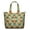 White-45, variant on Symmetrical Tribal Ethnic Weekender Bag, Spacious Zipper Tote with Interior Pockets, Vintage Fashion for Fitness
