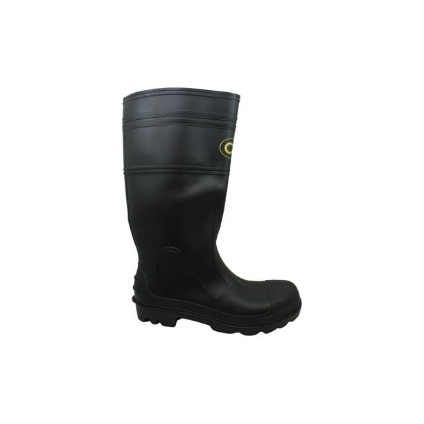 CLC Clc Men's Pvc Rain Boot Black MidCalf Rubber 11M