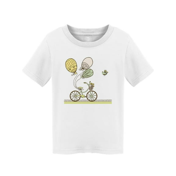Bicycle With Balloons Design T-Shirt Toddler -Image by Shutterstock,  3 Toddler