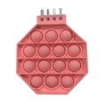 thumbnail image 1 of Push Bubble Octagonal Notebook Extrusión De Silicona Suave Bloc De Notas De Burbujas Juguete De Descompresión Yuarrent FN006578-04, 1 of 5