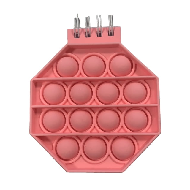 Push Bubble Octagonal Notebook Extrusión De Silicona Suave Bloc De Notas De Burbujas Juguete De Descompresión Yuarrent FN006578-04
