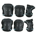 thumbnail image 4 of SILENRADAWN Biking Knee Pads 1 Set of Protective Gear for Cycling Skateboarding in Black Blue for Safety, 4 of 8