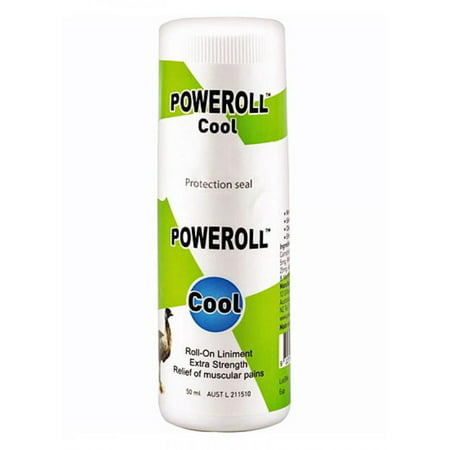 Poweroll Cool Emu Massage Oil 50ml (The Best Emu Oil)