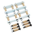 thumbnail image 2 of 3 1/8 Po de Kit d'Étriers à Ressort à Lames Robustes avec Bagues en Bronze Essieu Tandem RV Suspensions de Remorque pour CRE3000, 2 of 14