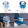 thumbnail image 1 of LOVEVER Collier Cône pour Chat Arrête de Lécher Foulard Réglable Récupération Chaude, 1 of 7
