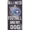 thumbnail image 1 of Fan Creations N0640 Tennessee Titans Football And My Dog Sign, 1 of 1